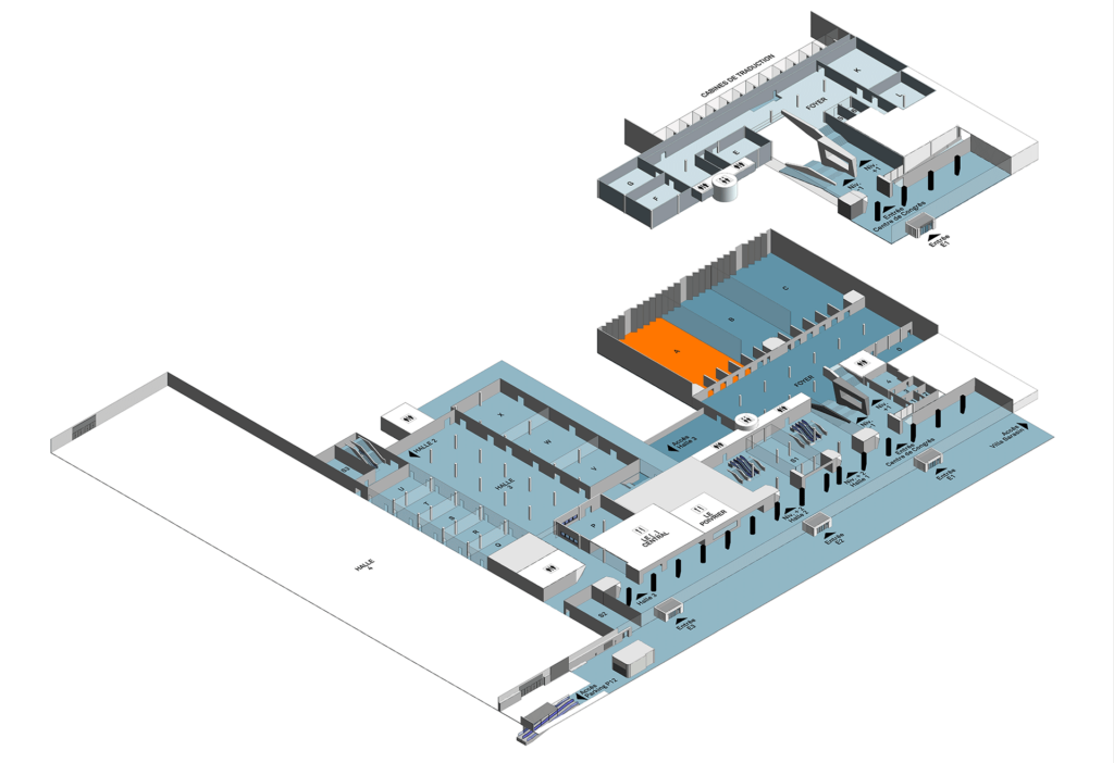 Plan Salle A - Espaces de conférence de Palexpo