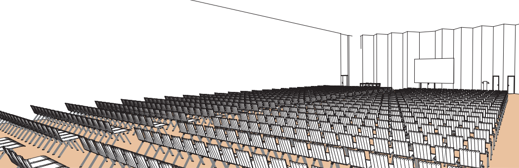 Salle A version étroite théâtre