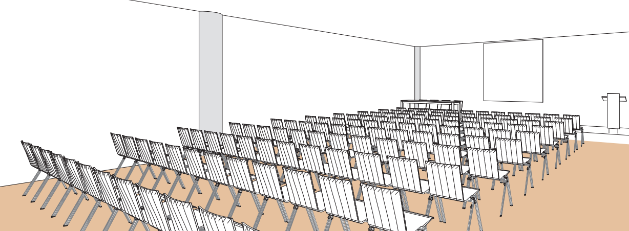 Salle F style théatre - Palexpo