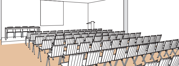 Salle E version théâtre - Palexpo