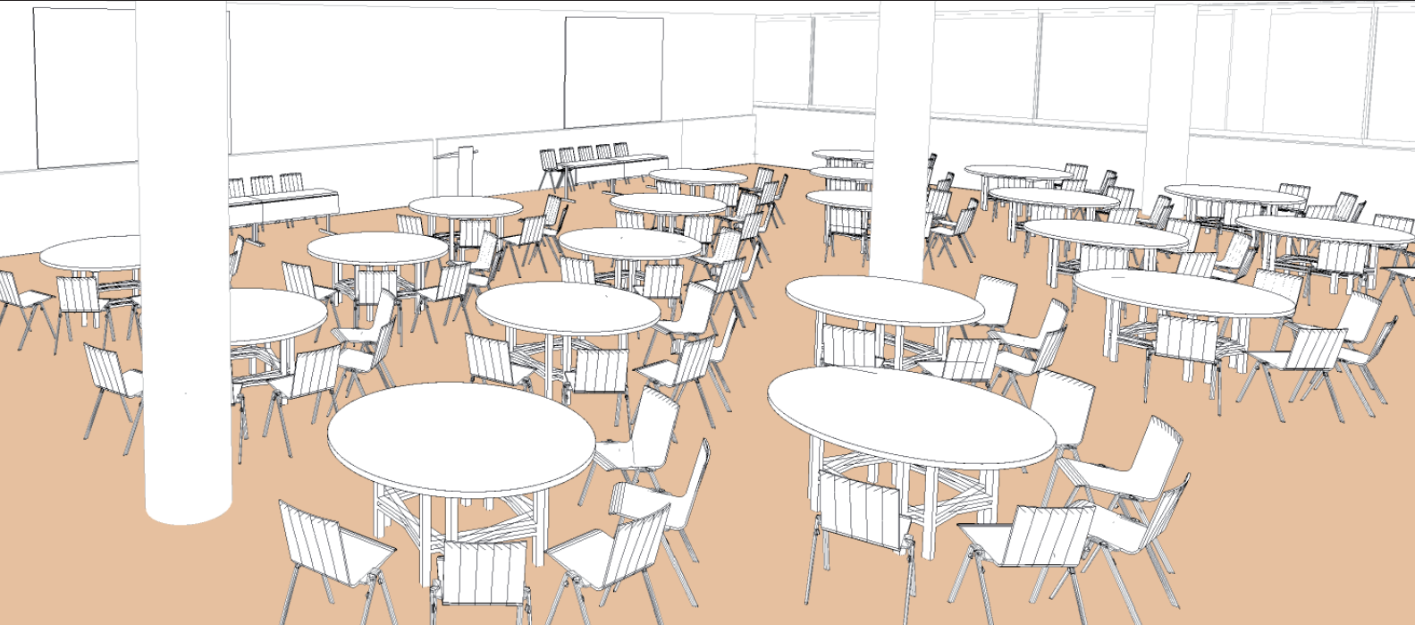 Salle Alpha Beta style Cabaret - Palexpo