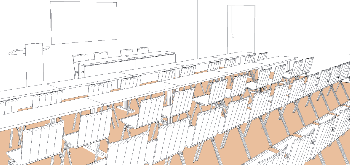 Salle Delta style mixte - Palexpo