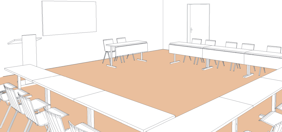 Salle Delta style U - Palexpo