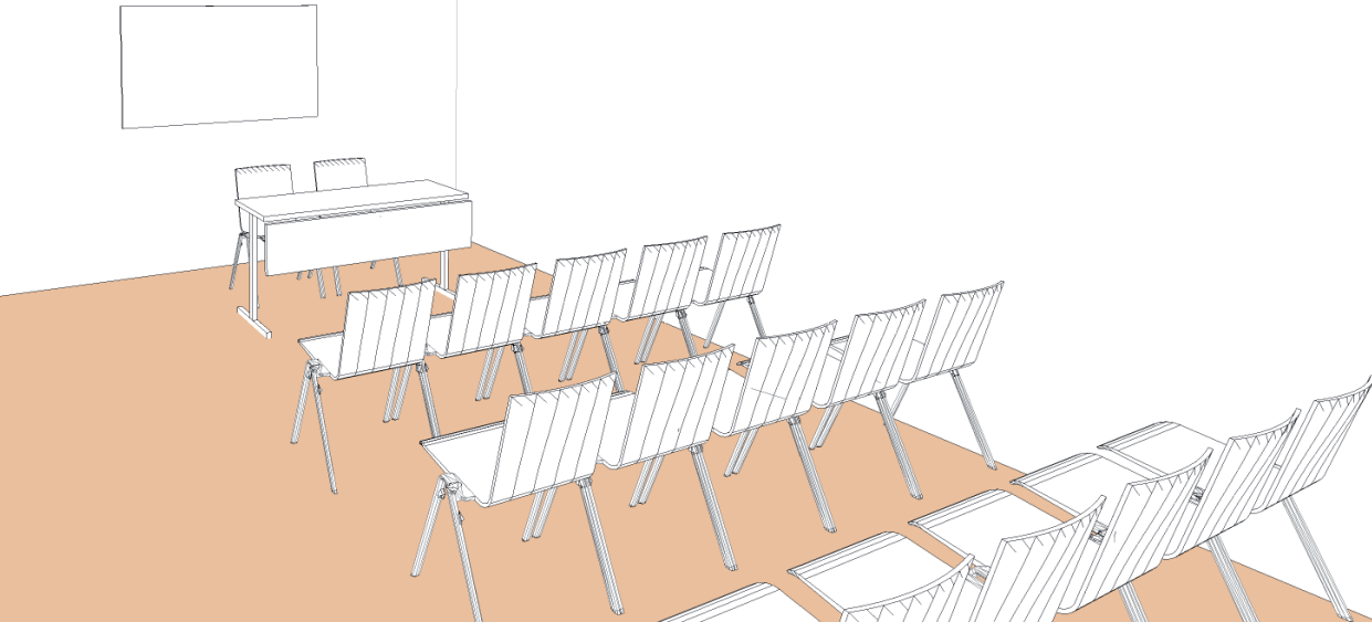 Salle Epsilon style théâtre - Palexpo