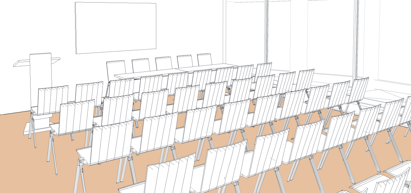 Salle Eta style théâtre - Palexpo