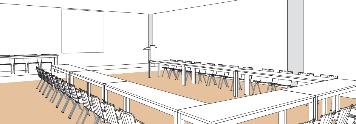 Salle G style U - Palexpo