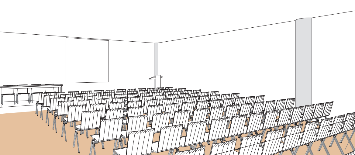 Salle G style théâtre - Palexpo