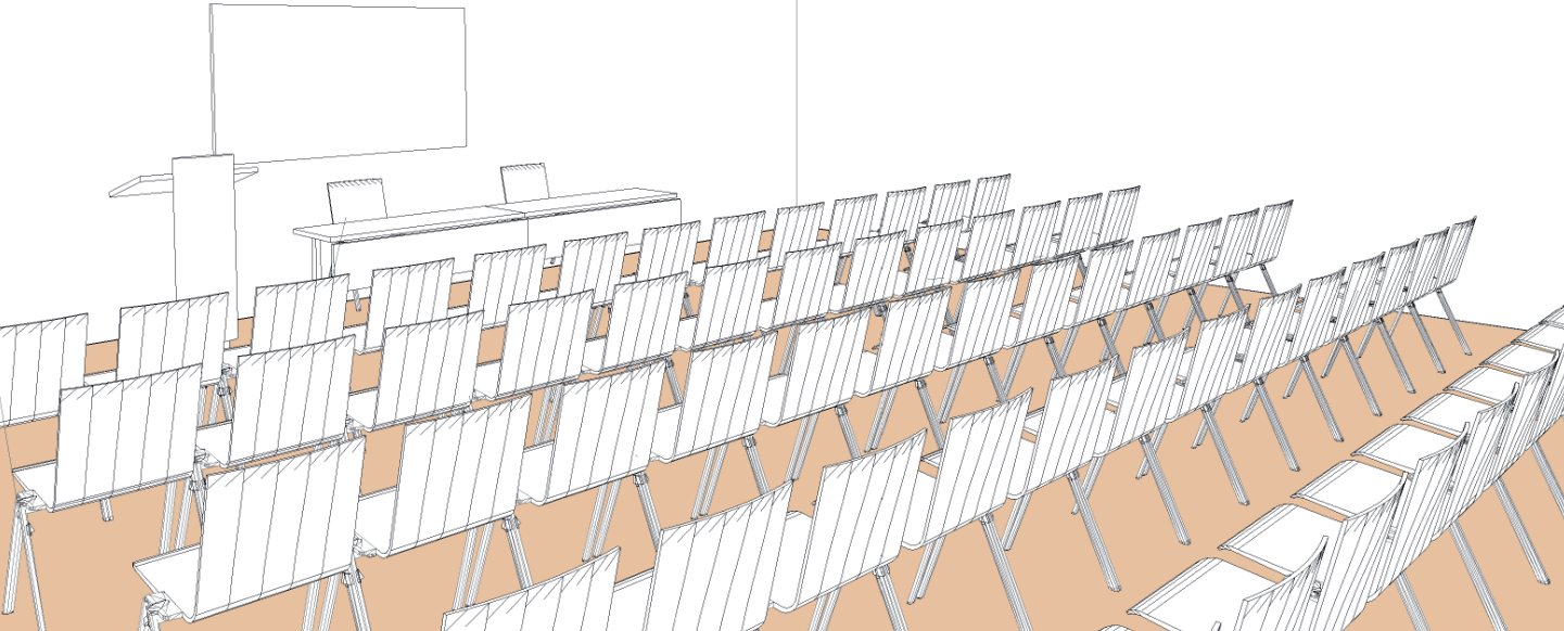 Salle Gamma style théâtre - Palexpo