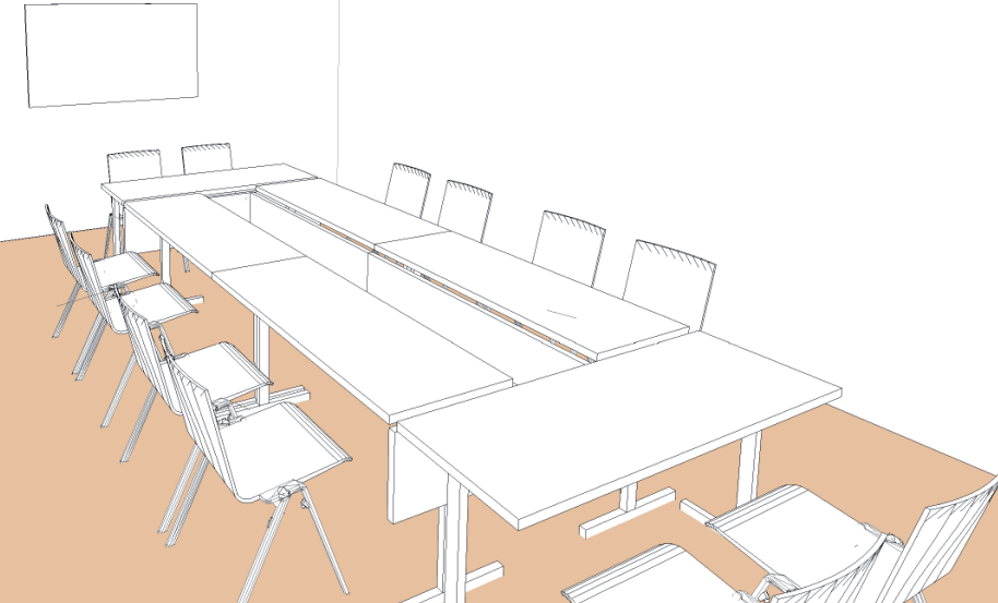 Salle Iota style Boardroom - Palexpo