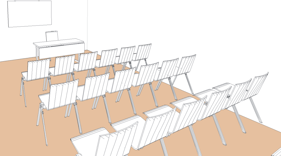 Salle Iota style théâtre- Palexpo