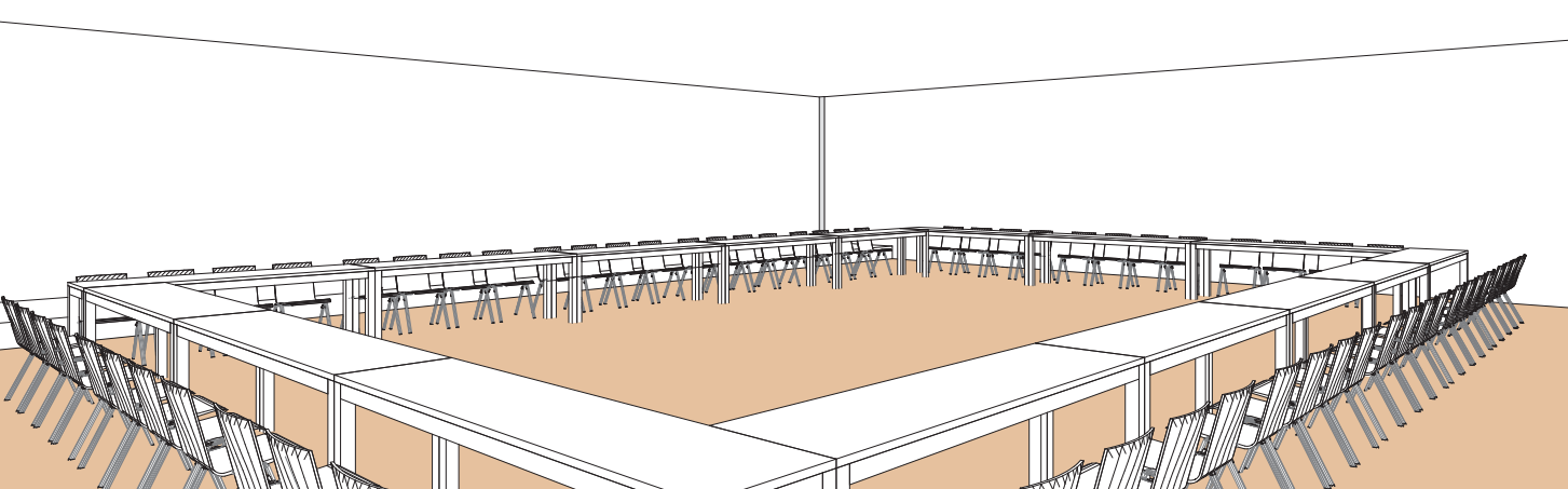 Salle K en style Boardroom - Palexpo