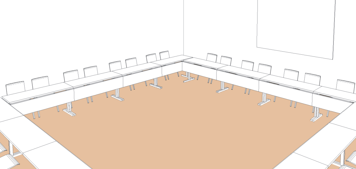 Salle Kappa style Boardroom- Palexpo