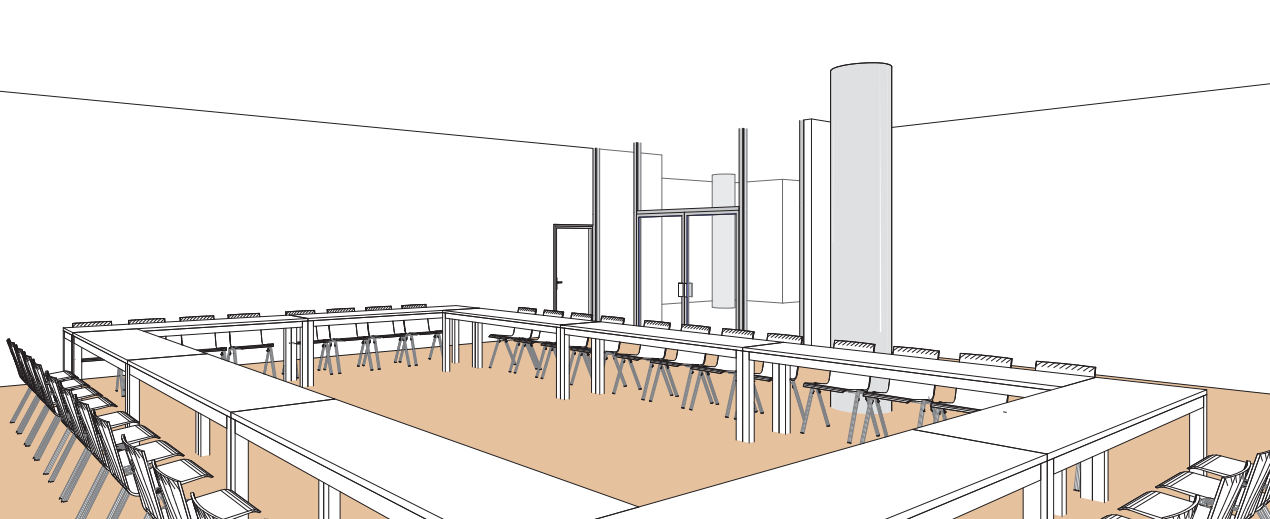 Salle L en style Boardroom - Palexpo