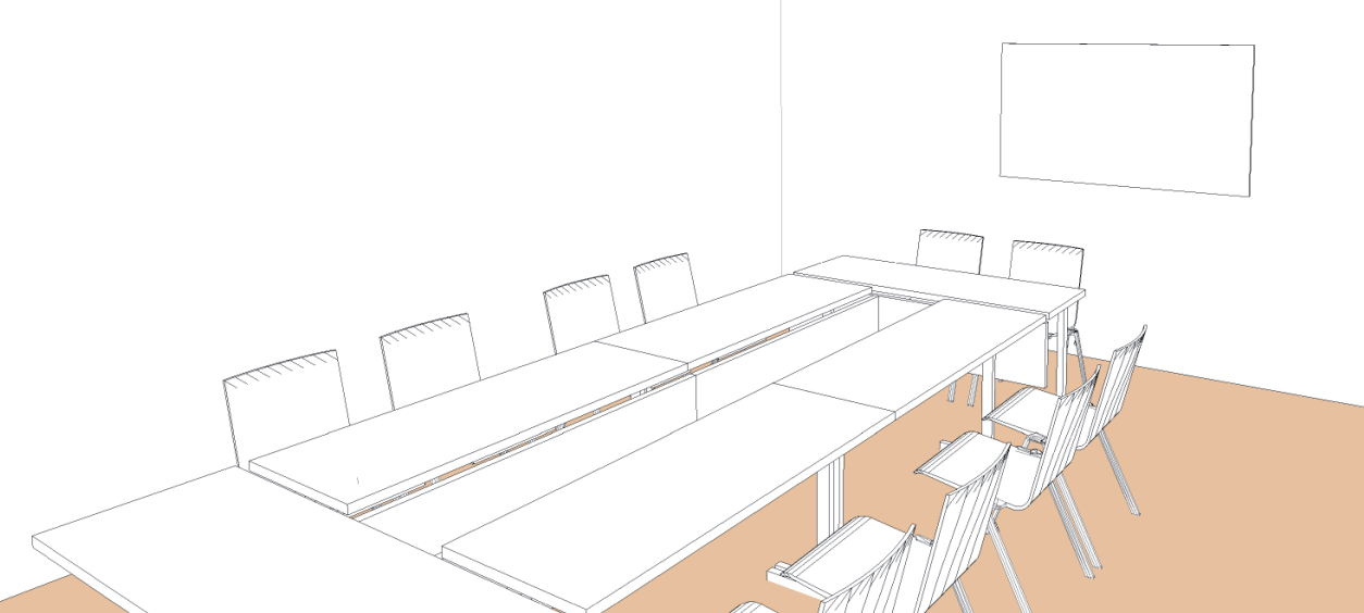 Salle Omega style Boardroom - Palexpo