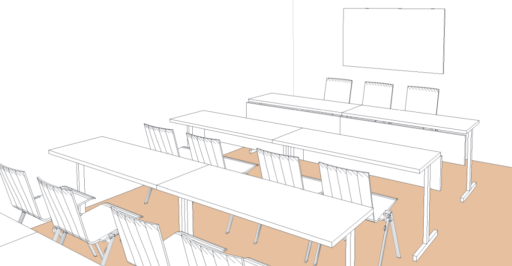 Salle Omega style école- Palexpo