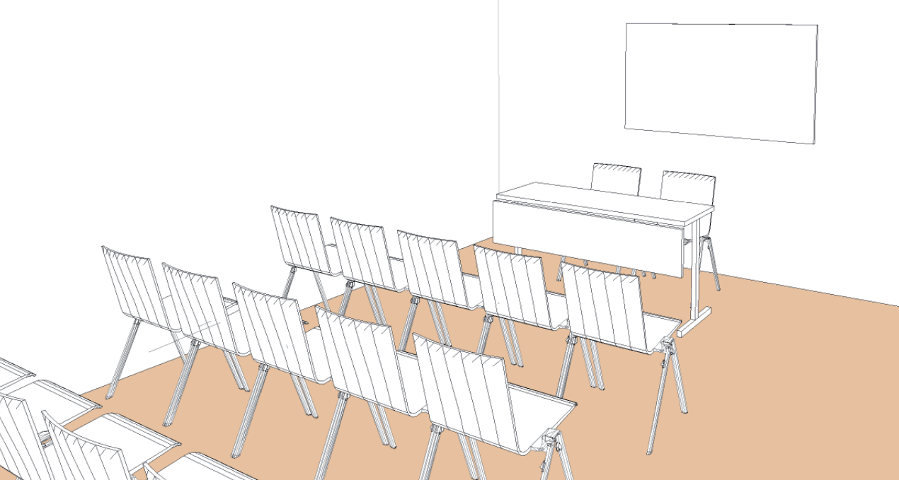 Salle Omega style théâtre- Palexpo