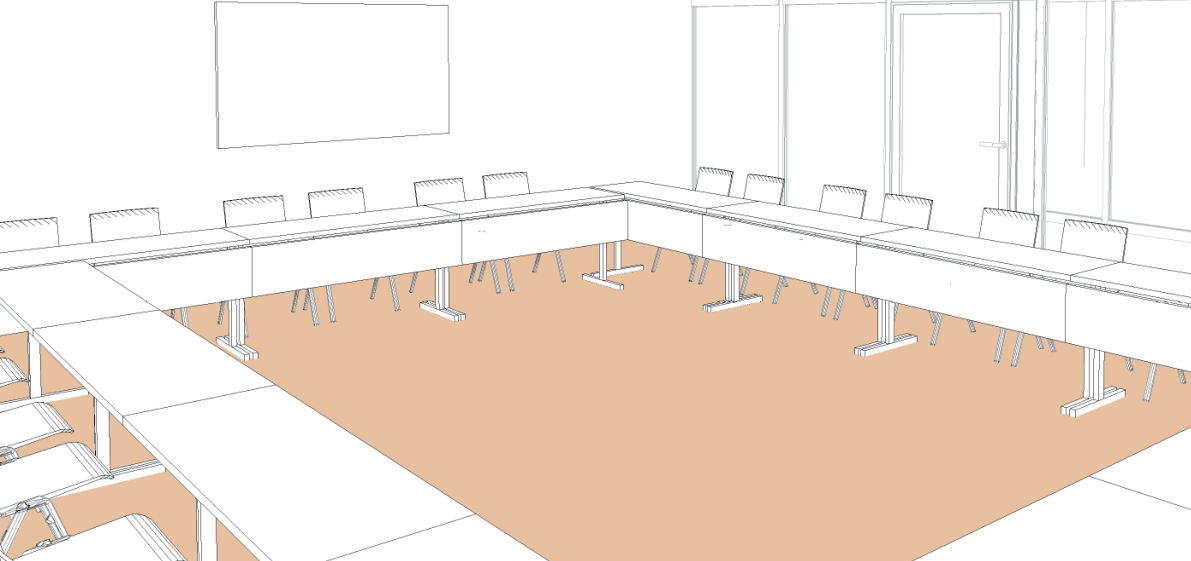 Salle Theta style Boardroom - Palexpo