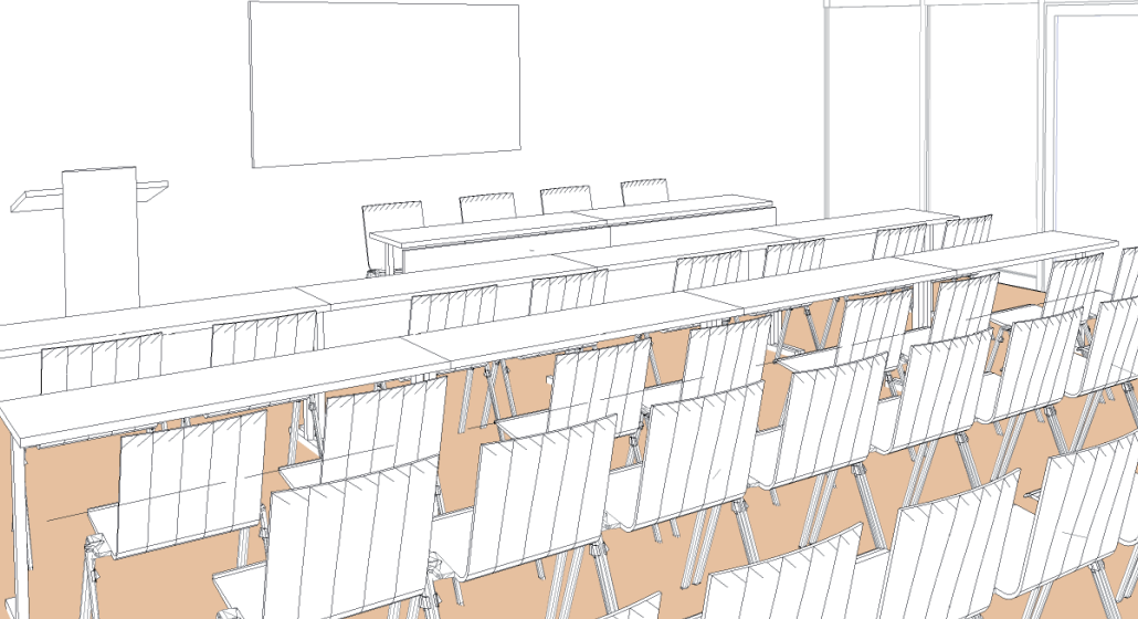 Salle Theta style mixte - Palexpo