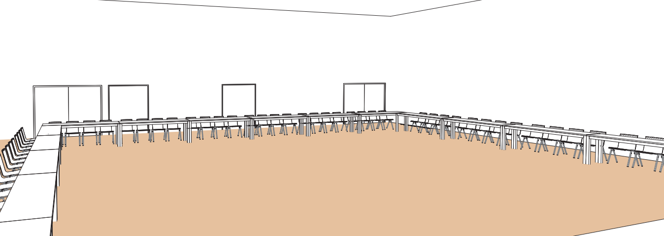 Salle W en style Boardroom - Palexpo