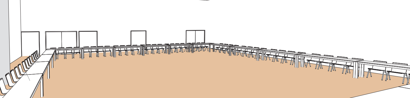 Salle X en style Boardroom - Palexpo