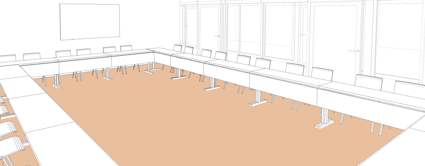 Salle Zeta style Boardroom - Palexpo