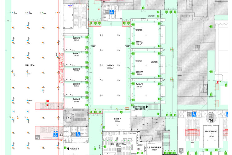 Palexpo - Halle 3 et ses salles